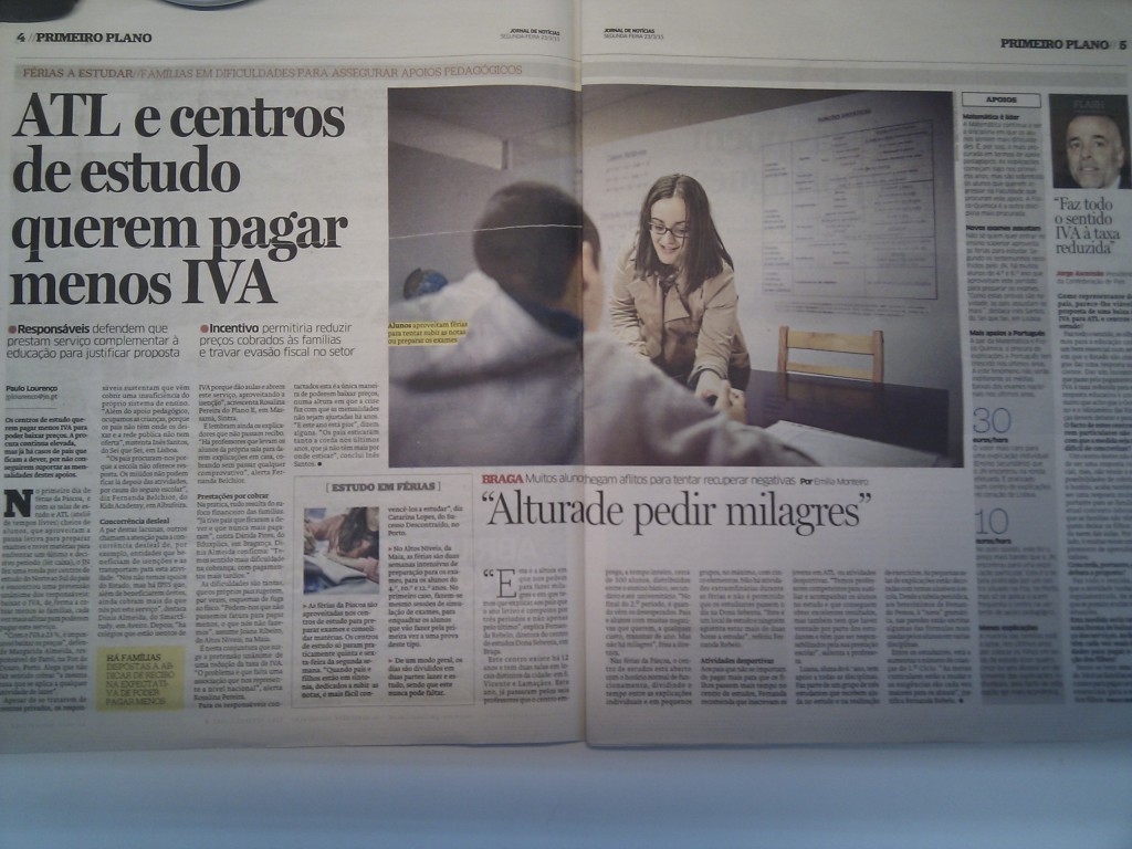 A Dona Sebenta no Jornal de Notícias 03